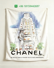 Chanel Throw Blankets